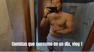 Mis comidas del día  mi entreno  vlog 1 [upl. by Ibloc]