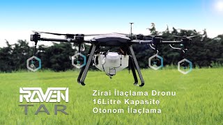 Raven TAR Zirai İlaçlama Dronu Hızlı Yerli Verimli Tarım için [upl. by Earaj]