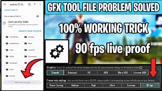 GFX Tool File Problem Solved  How To Fix Cant Use This Folder Problem In GFX Tool  100 Working [upl. by Aihtenyc]