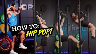 How to Hip Pop for Kipping Pullups and Muscle ups [upl. by Carlota105]