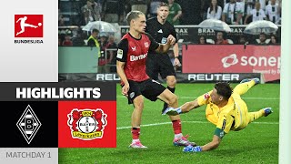 PURE Drama in 90 11  Borussia Mgladbach  Bayer 04 Leverkusen 23  Highlights  MD 1 – 202425 [upl. by Eemyaj387]