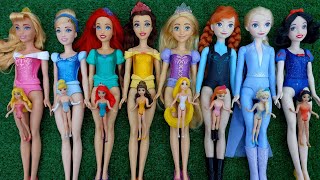 Disney Princess Doll Makeover DIY Miniature Ideas for Barbie Wig Derss Feceup Barbie dolls [upl. by Adnohr]