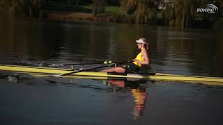 One of the best rowing technique for analysis video by Kimberley Brennan Rowing Australia [upl. by Nodaj]