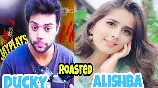 Ducky Bhai roast Alishba Anjum pakistani Tik Tok star Roast Jannat Mirza sister  Roasting Khan [upl. by Rihsab361]