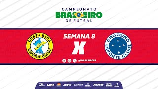 Campeonato Brasileiro  Costa Rica Juventude x Cruzeiro  Semana 8  Ao vivo [upl. by Akenahs]