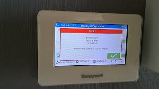 Honeywell Evohome Low Battery warning example 1  What to do [upl. by Sandro84]