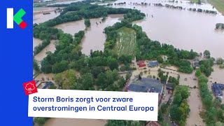 Zware overstromingen in Polen Tsjechië Oostenrijk en Roemenië [upl. by Sedgewick784]