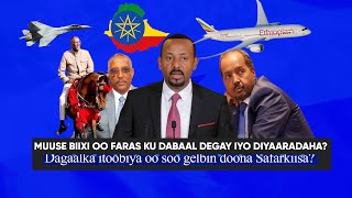 Xog Muuse biixi oo Faras ku dabaal degay Iyo Diyaaradaha Dagaalka Itoobiya oo soo gelbin Doona safar [upl. by Garwin]