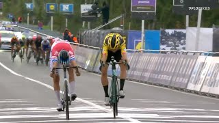 Photo Finish At 2020 Tour of Flanders Mathieu van der Poel vs Wout van Aert [upl. by Ahsenet15]