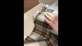 Plaid Hairband Tutorial cute diy kawaiidiy christmastree kawaii bag sewingtutorial kawaii [upl. by Nnylarak]