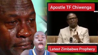 Apostle TF Chiwenga Latest Zimbabwe Prophecy vachiti seyi vanhu arikunyanyo tambura muZim Sad news [upl. by Notlek]