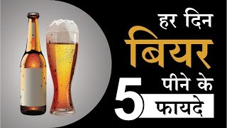 हर दिन बियर पीने के 5 फायदे  5 Benefits of Drinking a Beer Every day  Dreamfire Facts India [upl. by Rramal635]