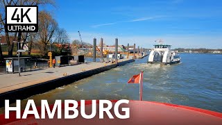 Mit der Fähre 62 von Landungsbrücken bis Finkenwerder  Hamburg Hafenrundfahrt mit HADAG [upl. by Evie]