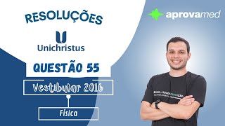 UNICHRISTUS CE 2016  Física  Questão 55 [upl. by Esinned]