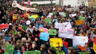 Gymnasium Grafing gegen Rechts  Bunt statt BraunDemonstration [upl. by Ecirtnom]