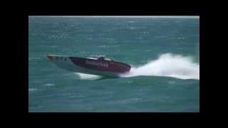 Cowes Teignmouth Torquay Cowes powerboat race 2012 Portland Bill  return leg [upl. by Kristina311]