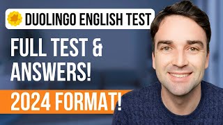 Duolingo English Test 2024  Full Test amp Answers [upl. by Michaeu]