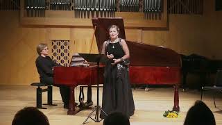 Mozart „Abendempfindung“  Kateryna Kasper amp Dmitry Ablogin [upl. by Aivitnahs]