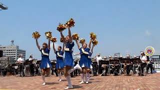 恋のダイヤル6700 北九州市消防音楽隊 カラーガード隊 2013 08 11 [upl. by Mis253]