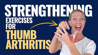 3 Strengthening Exercises for Thumb Arthritis Work This ONE Muscle for Arthritis Pain Relief [upl. by Sairahcaz963]