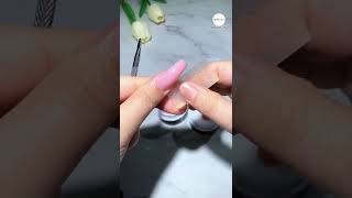 How To Apply Solid Builder Gel for Nail Extension amp 3D Nail Art🌷 [upl. by Ellenohs246]