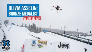 Olivia Asselin Bronze Medalist  Women’s Ski Big Air  X Games Aspen 2022 [upl. by Anahcra]