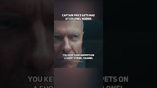 Captain Price Gets Mad At Colonel Norris  Call of Duty Modern Warfare shorts callofduty [upl. by Lednar]