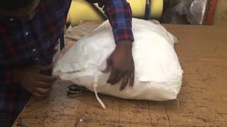 How to Restuff A Back Cushion  Replacement Cushions [upl. by Ocsecnarf]