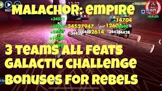 Malachor Empire Galactic Challenge Bonuses for Rebels [upl. by Bennie205]