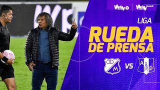 Rueda de prensa de Millonarios tras su partido con Alianza Petrolera [upl. by Aizti]