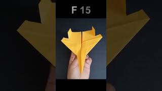 Over 250 feet Paper airplane  F 15 [upl. by Karly296]