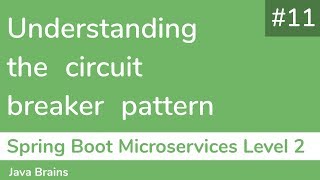 11 Understanding the circuit breaker pattern  Spring Boot Microservices Level 2 [upl. by Awuhsoj900]