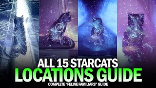 All 15 Starcat Locations Guide  Complete Guide Familiar Felines Triumph Destiny 2 [upl. by Ilse161]