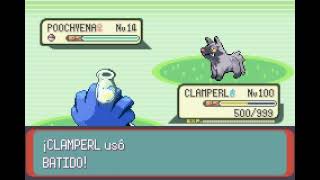 POKEMON EMERALD  CLAMPERL  BATIDO  MILK DRINK [upl. by Ayikahs]