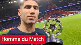 Achraf Hakimi Élu Homme du Match  Performance Éblouissante Contre le PSV Eindhoven [upl. by Aidul]