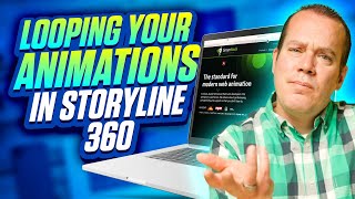 How to Loop Animations in Articulate Storyline 360 2024 [upl. by Anelrac863]