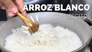 COMO HACER ARROZ BLANCO SUELTO [upl. by Ellord218]