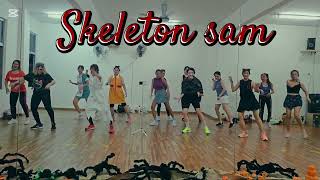 Skeleton Sam by Lveft Halloween Zumba [upl. by Aikahs]