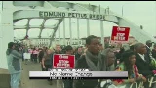 No name change for Edmund Pettus Bridge [upl. by Yenaj317]