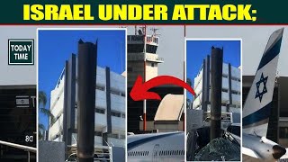 Hezbollahs Attack on BenGurion Airport Tel Aviv Flights Disrupted  Israel War Iran [upl. by Inesita205]