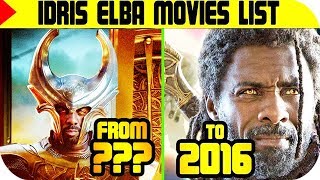 Idris Elba MOVIES List 🔴 From 1999 to 2019 Idris Elba FILMS List  Filmography [upl. by Deery]