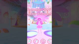 Royal high summer 2024 Fountain answers roblox halo Royalhigh [upl. by Esmeralda]