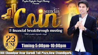 PROPHET BAJINDER SINGH MINISTRY 23 JUNE SUNDAY EVENING CHURCH NEW CHANDIGARH MEETING LIVE [upl. by Middlesworth]