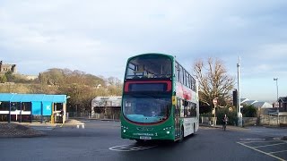 NXWM Volvo B5LH Wright Eclipse Gemini Hybrid 5516 BX13JNU  Route 1  12082013 [upl. by Inad]