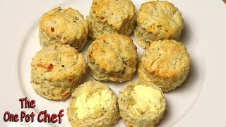 Cheese and Herb Scones  One Pot Chef [upl. by Eibbil260]