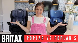 Britax Poplar vs Poplar S Convertible Car Seat Comparison [upl. by Sabas]