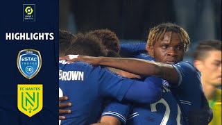 ESTAC TROYES  FC NANTES 1  0  Highlights  ESTAC  FCN  20212022 [upl. by Suolevram]