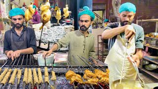 Chicken Chest Piece BBQ amp Seekh Kabab  Authentic Chicken Karahi Recipe  The Street Foods [upl. by Leak]