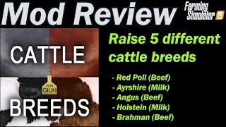 Mod Review  Cattle Breeds V11 [upl. by Deering]