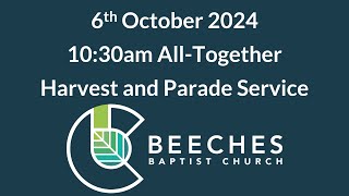 6th October 2024  AllTogether Harvest and Parade Service [upl. by Ennairod]